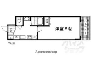 EAU DE VIE烏丸通【403号室】の間取り