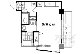ドルチェヴィータ四条大宮【602号室】の間取り