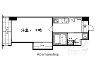 HF四条河原町レジデンス【504号室】の間取り