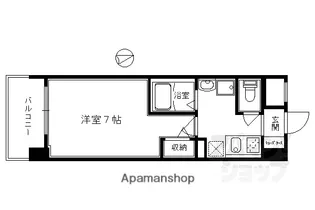ラナップスクエア京都鴨川【1階】の間取り