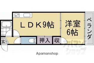 シャルレ1番館【205号室】の間取り