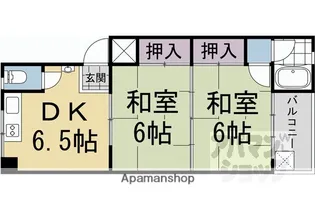 村井マンション【204号室】の間取り