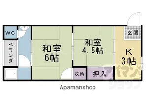 みのり荘【5号室】の間取り