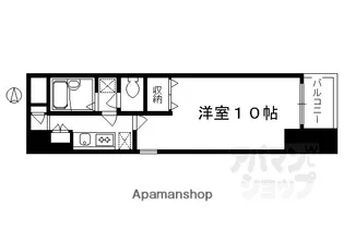 河原町御池TAKEUCHIビル【701号室】の間取り
