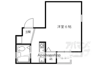コーポラスサワラギ【202号室】の間取り