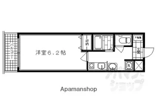 SHICATA SIX BLDG【503号室】の間取り