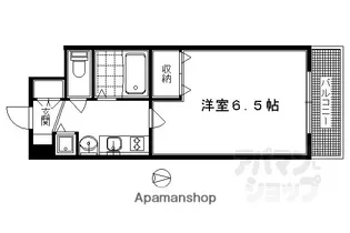 プレサンス京都三条大橋雅殿【403号室】の間取り