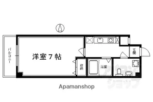 ラクティー四条寺町【604号室】の間取り