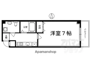ラクティー四条寺町【1001号室】の間取り