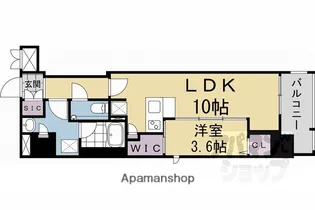ラ アトレレジデンス京都【803号室】の間取り