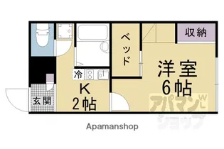 1Kの間取り画像