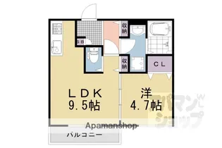 SOLEIL・LA・MAISON【201号室】の間取り