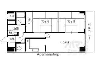 エミネンス善【402号室】の間取り
