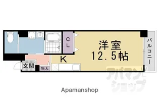 アクティ綾小路【501号室】の間取り