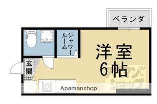 抜天房【403号室】の間取り