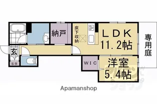 SHAMAISON RELAFORT【102号室】の間取り