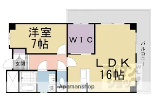 メゾン墨染【5階】の間取り