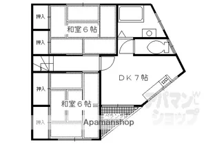 小川ハイツ【2F号室】の間取り