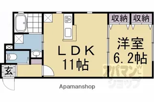 FELICITE NORTH HILLS BIS【1号室】の間取り