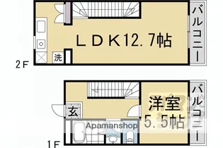 マナーハウス【B111号室】の間取り