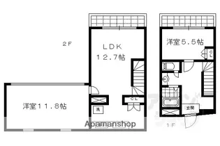 マナーハウス【106号室】の間取り