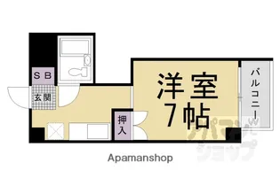 エザーンスあおい【202号室】の間取り