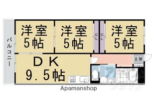 ニッセイコーポラス【106号室】の間取り