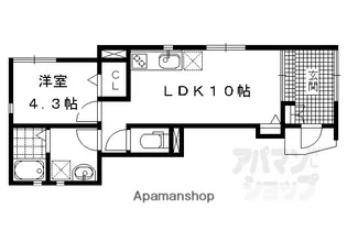 フォレス鳥羽I・II【1階】の間取り