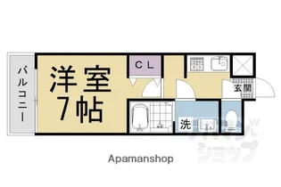 カーサ・グランデ【102号室】の間取り