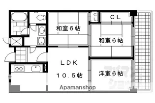 MUROMACHI PLACE【406号室】の間取り