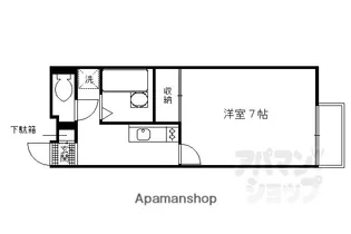 レオネクストステュディオ【2階】の間取り