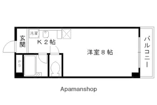 アヴォンリー【304号室】の間取り