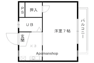 メゾンアミィー【2階】の間取り