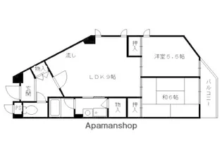 レジデンス淀【4-D号室】の間取り
