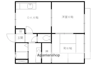 サンライズハイツ【106号室】の間取り