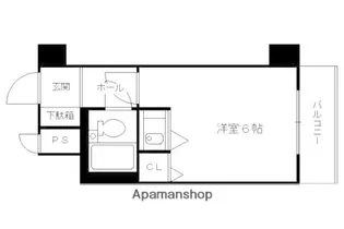 スぺリオン伏見【606号室】の間取り