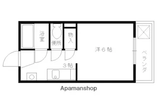 WIZ藤城【202号室】の間取り