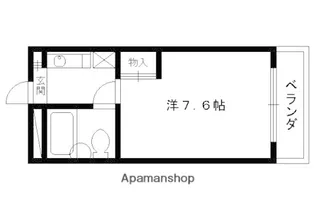 パレセゾン桃山【2階】の間取り