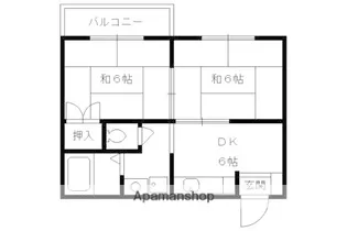 カサス【203号室】の間取り
