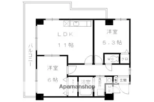 ヴェルドミール【301号室】の間取り