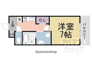 BERG FUJINOMORI【4階】の間取り