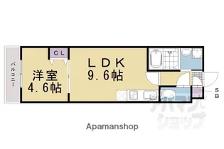 菊岡家新町館【307号室】の間取り