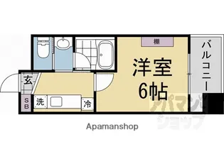 MERCADO京都【502号室】の間取り