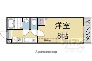 フラッティ烏丸十条【205号室】の間取り