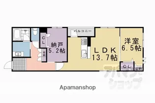 シャーメゾン ライズ ONE【302号室】の間取り
