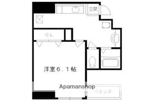 ROYAL烏丸【4階】の間取り