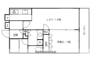 リーガル京都五条堀川【802号室】の間取り