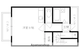 エミール志水【3階】の間取り