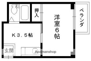水谷マンション【3階】の間取り
