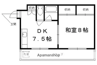 クローバーハウス【3階】の間取り